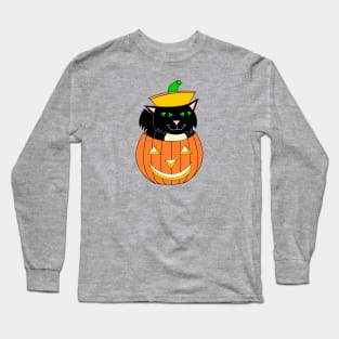 Cat o Lantern Long Sleeve T-Shirt